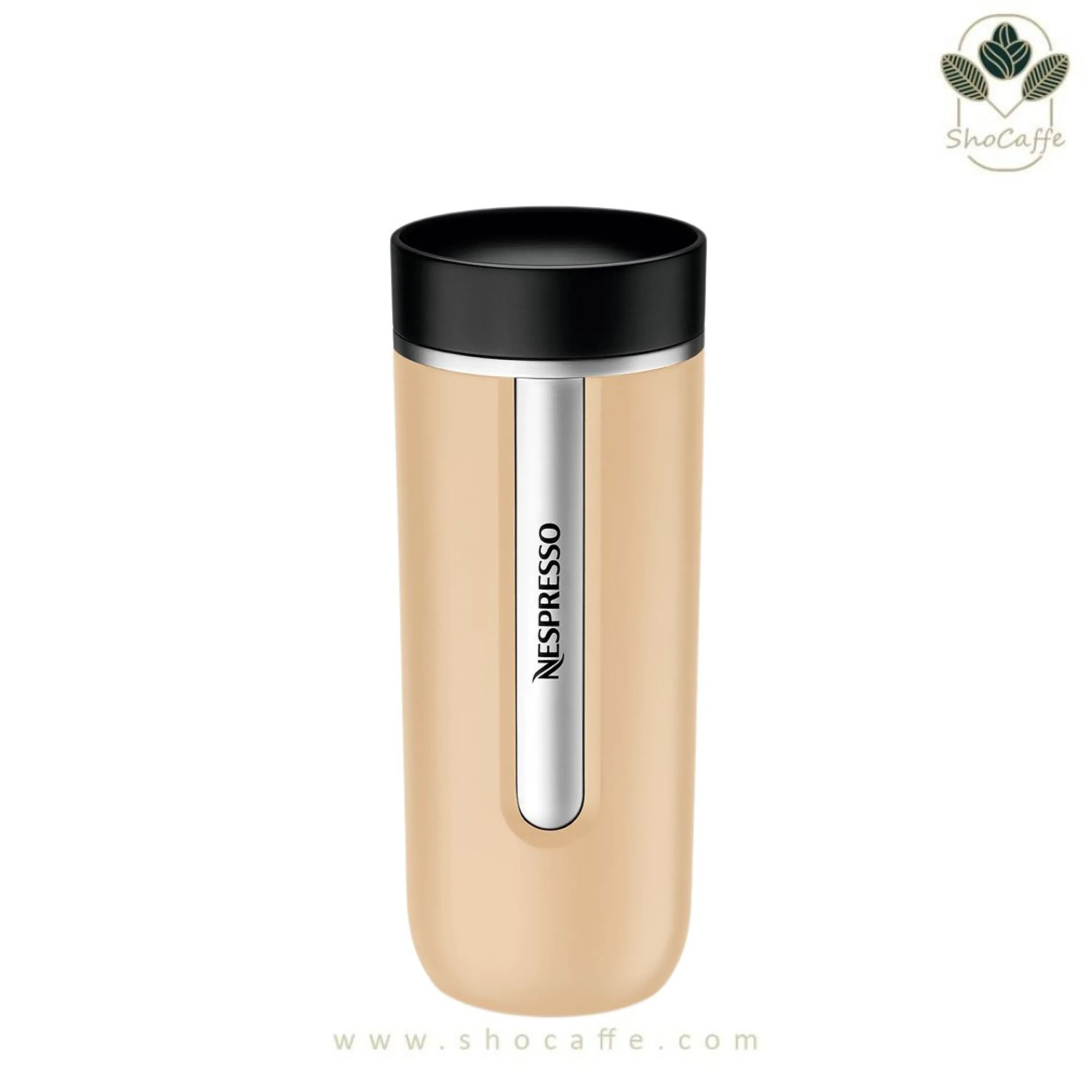 تراول ماگ نسپرسو مدل نوماد سایز بزرگ کرم Nomad Latte